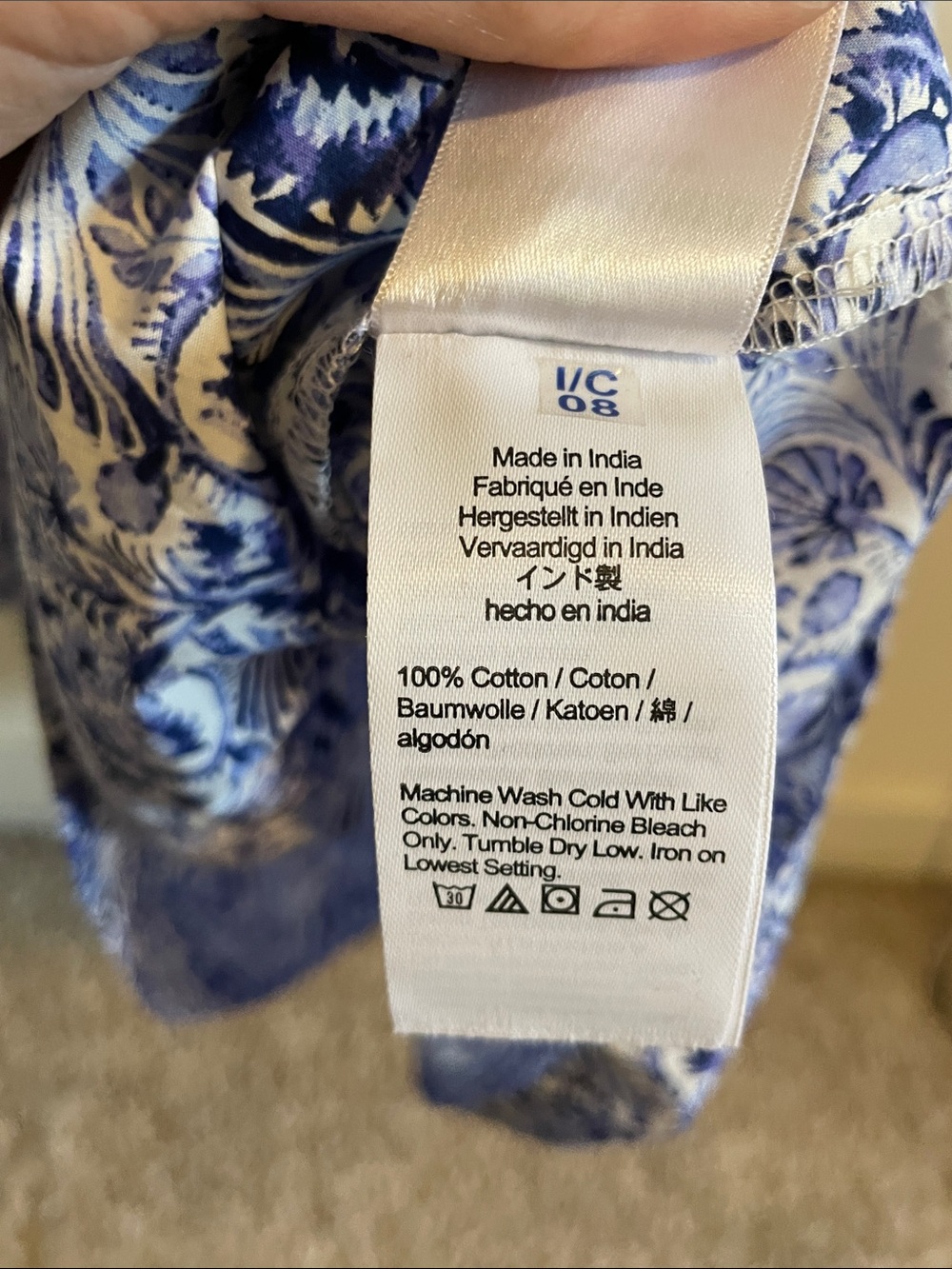 J. Crew Collection Anguilla Halter Dress Women’s Size 0 Dandelion Swirl Blue NWT - Picture 10 of 11